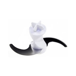 Couteau blanc hachoir pour pieces preparation culinaire...