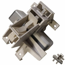Poignéee de porte complete grise (34420207, 12176000008909) Lave-vaisselle OCEANIC, CURTISS, CONTINENTAL EDISON