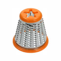 Cône à râper fin orange pour Robot. Référence de la pièce : SS-193999, Marque : MOULINEX.