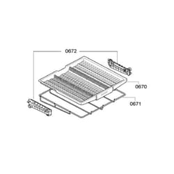 Bosch - cadre support panier a couverts 0671 pour lave vaisselle...