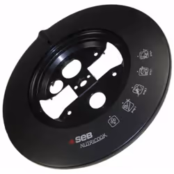 Flasque noire de couvercle pour cocotte-minute SEB SS-980991 Appareils compatibles : [COCOTTE-MINUTE SEB: ] P4221401/07A BB29 ...