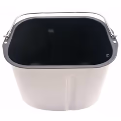 Cuve pour machine à pain MOULINEX, SEB Cette cuve ou moule de cuisson est en Téflon, anti-adhésif Au centre, axe de méplat di ...