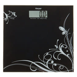 Harper PEARL_BLK balance Carré Noir Pèse-personne électronique