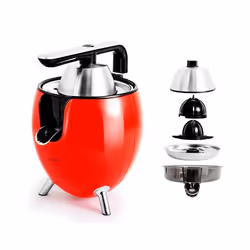 Kitchencook - Presse agrume électrique 550ml - 2 cônes de pressages - Bras articulé - Bec verseur - Filtre acier inoxydable