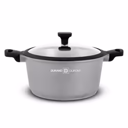 Faitout Fonte Daluminium 28 Cm Avec Couvercle Chambord Titane Ft28tfi Durant Dupont