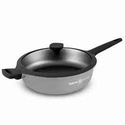 Sauteuse Fonte Daluminium 28 Cm Avec Couvercle Chambord Titane St28tfi Durant Dupont