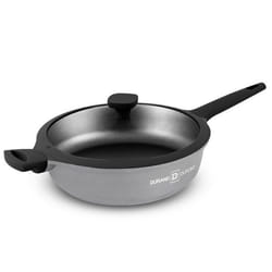 Sauteuse Fonte Daluminium 28 Cm Avec Couvercle Chambord Titane St28tfi Durant Dupont