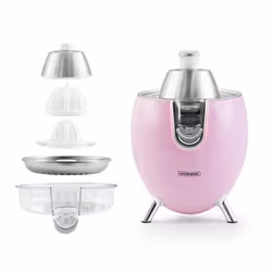 Kitchencook - Presse agrume électrique 550ml - 2 cônes de pressages - Bras articulé - Bec verseur - Filtre acier inoxydable