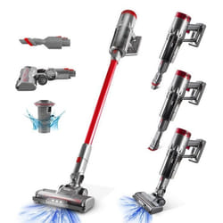 Vortex - Aspirateur Balai Cyclonique 2 En 1 - 130w - Filtre Hepa - Autonomie(35min) - Lumière Led - Indicateur De Batterie