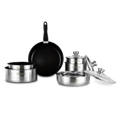 Batterie De Cuisine Inox Anti Adhésif 10 Pcs Tfi Flex10 Ix De Kitchencook