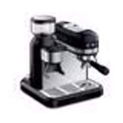 Kitchencook - Machine à Expresso Avec Broyeur - Pression 19 Bars - Arrêt Automatique - Buse Inox - 2 Filtres - Plateau Chauff ...
