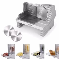 Trancheuse électrique Avec Double Lames Inox Mslicex Kitchencook