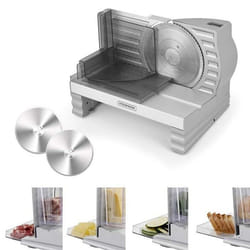 Trancheuse électrique Avec Double Lames Inox Mslicex Kitchencook