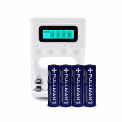 Pack Avec Chargeur Et Piles Rechargeables Powerset Aa De Pullman