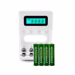 Piles Rechargeables Et Chargeur De Piles Powerset Aaa Pullman