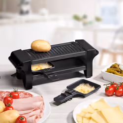 Kitchen Cook RC_RIGI_BLACK raclette 2 personne(s) 350 W Noir
