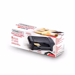Kitchen Cook RC_RIGI_BLACK raclette 2 personne(s) 350 W Noir - Vue supplémentaire 4