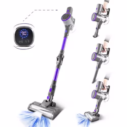 Vortex - Aspirateur Balai Sans Fil - 160w - Autonomie(35min) - Filtre Hepa - Tube Pliable - 2 Modes Daspiration