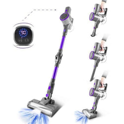 Vortex - Aspirateur Balai Sans Fil - 160w - Autonomie(35min) - Filtre Hepa - Tube Pliable - 2 Modes Daspiration