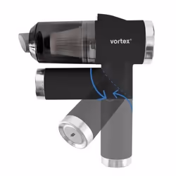Vortex CRC90_BLACK aspirateur de table Noir, Argent, Transparent Sans sac - Vue supplémentaire 5