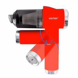 Vortex CRC90_RED aspirateur de table Rouge, Transparent Sans sac