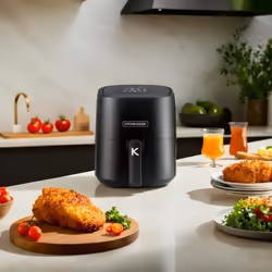 Kitchen Cook FRENCHIFRY_4 friteuse Unique 4 L Autonome 1200 W Friteuse d’air chaud Noir