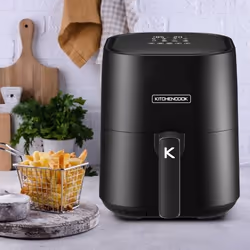 Kitchen Cook FRENCHIFRY_4 friteuse Unique 4 L Autonome 1200 W Friteuse d’air chaud Noir