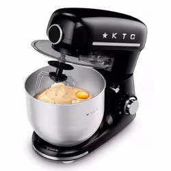 Kitchen Cook INSPIRON BLACK, 5 L, Noir, Acier inoxydable, Foie, 19500 tr/min, Pétrisseur, Mélange, 0,95 m