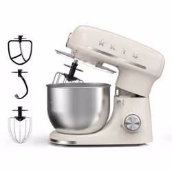 Kitchen Cook INSPIRON CREAM, 5 L, Crème, Acier inoxydable, Foie, 19500 tr/min, Pétrisseur, Mélange, 0,95 m