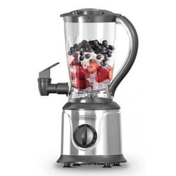 Kitchen Cook JUICE HUB 1,5 L Mélangeur de table 500 W Noir, Acier inoxydable, Transparent
