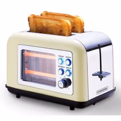 Kitchen Cook TOASTEO GLASS BEIGE 7 2 part(s) 800 W Beige, Acier inoxydable