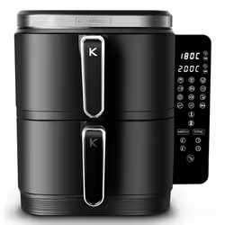 Kitchen Cook AIRFLOW_12, Friteuse d’air chaud, 12 L, 60 °C, 200 °C, 10 personne(s), Double