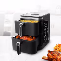 Kitchen Cook AIRFLOW_12 Friteuse à air chaud Double 12L 2800W Noir - Vue supplémentaire 4