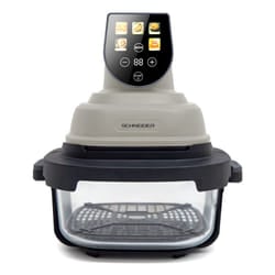 ​SCHNEIDER CONSUMER 3662738048043 friteuse Unique 4 L Autonome 1500 W Friteuse d’air chaud Beige, Noir, Transparent