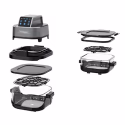 Kitchencook CRISP_X Friteuse à air chaud 4L 1500W Noir, Gris - Vue supplémentaire 2
