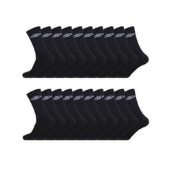 Lot de 20 Paires de Chaussettes Tennis homme Noir