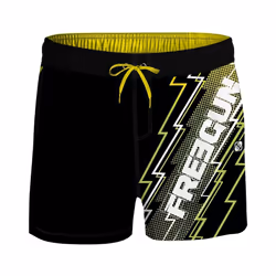 Boardshort court garçon ceinture demi-élastiquée Eclair