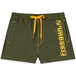 Boardshort court garçon avec ceinture demi-élastiquée