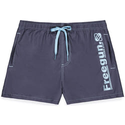 Boardshort court garçon avec ceinture demi-élastiquée