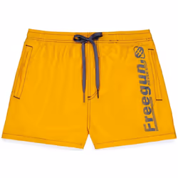 Boardshort court garçon avec ceinture demi-élastiquée