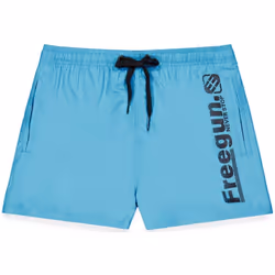 Boardshort court garçon avec ceinture demi-élastiquée