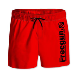 Boardshort court garçon avec ceinture demi-élastiquée