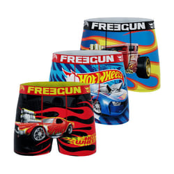Lot de 3 boxers enfant Hot Wheels