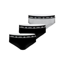 Lot de 3 culottes femme en coton Umbro ceinture Noire
