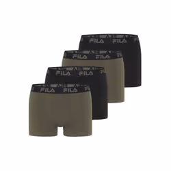 Lot de 4 boxers homme en coton uni