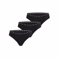 Lot de 3 strings femme uni
