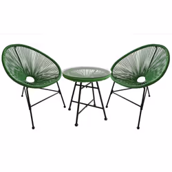 Concept Usine Acapulco ensemble de meubles de jardin Vert