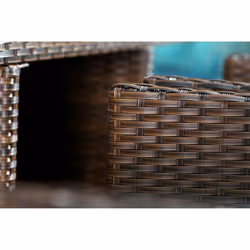 Concept Usine Miami 10 ensemble de meubles de jardin Marron, Blanc