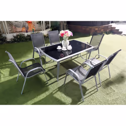 Concept Usine Alassio ensemble de meubles de jardin Gris