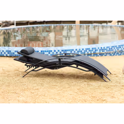 Concept Usine Bahia chaise de plage Noir - Vue supplémentaire 4